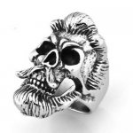 FSR20W39 ancient beard skull ring