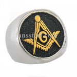 FSR09W48G Master Mason masonic ring 