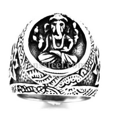 FSR20W50 flower elephant Ganesha ring