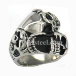 FSR10W70 skull inlace skull Ring 