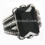 FSR09W89 claw hold the stone biker ring