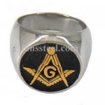 FSR09W48G Master Mason masonic ring 