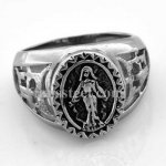 FSR07W43 the Virgin Mary goddess Ring
