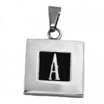 1letterp customized single letter initials pendant