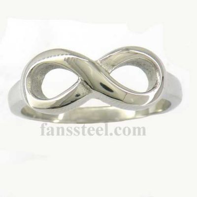 FSR11W56 classic shape 8 unlimit symbol ring