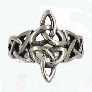 FSR12W51 celtic flower knot Irish Viking ring