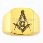 FSR07W86G Master Mason masonic ring
