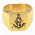 FSR07W86G Master Mason  masonic ring 
