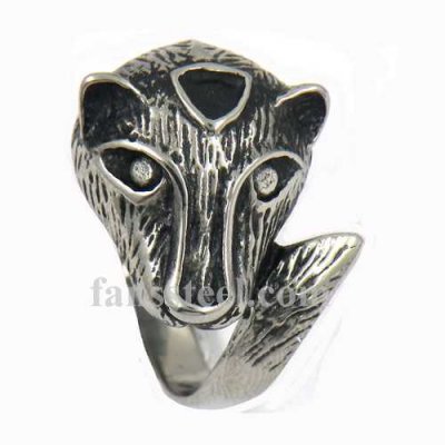 FSR09W46 fox animal ring
