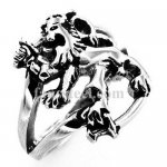 FSR10W11 Filand Leo lion signet ring