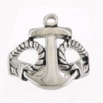 FSR10W99 military marine anchor with rope ring