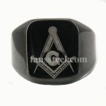 FSR07W86B  Master Mason masonic ring