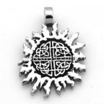 FSP16W51 celtic sun flower flame pendant