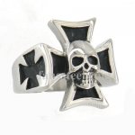 FSR10W69 iron german cross skull  Ring 