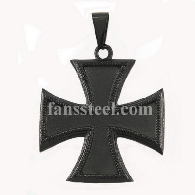 FSP16W75B German iron cross pendant