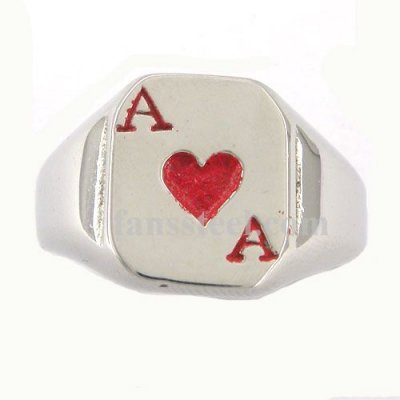 FSR08W89R gamble heart of Ace ring
