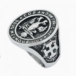FSR14W67 freemasonry eagle scout masonic ring