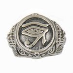 FSR13W84 gods miracle eye masonic ring
