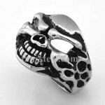 FSR00W91 Soldier Skull gothic Ring
