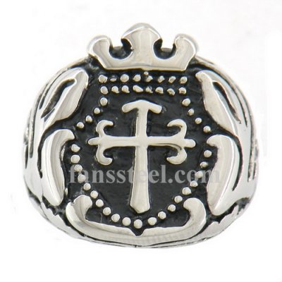 FSR09W32 maltesse cross crown cross ring