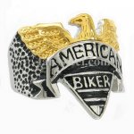 FSR10W13 eagle American biker ring