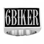 6SBSL Memorial 6 Letters Monogram Ring Customized Initials Ring Personalized Gift