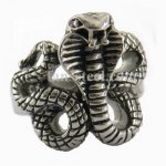 FSR09W97 cobra king snake ring 