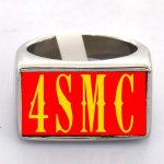 4SBGL Customized 4 Letters Ring Monogram Ring Personalized Name Ring Gift