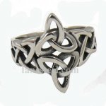 FSR12W51 celtic flower knot Irish Viking ring