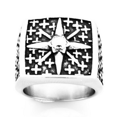 FSR13W31 shine star snowflower ring