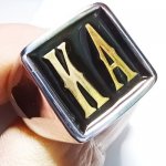 S2SBGL_Memorial Initials Ring 2 Letters Name Customized Ring