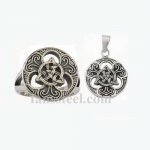 FST00W22 flower nature ring ring pendant sets
