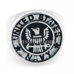 FSR14W00 United States Navy Vetern military Ring 