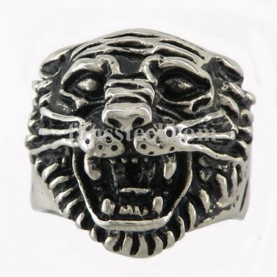 FSR07W23 leopard panther lion ring