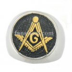 FSR09W48G Master Mason masonic ring