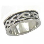 FSR11W60 celtic knot wave Ring