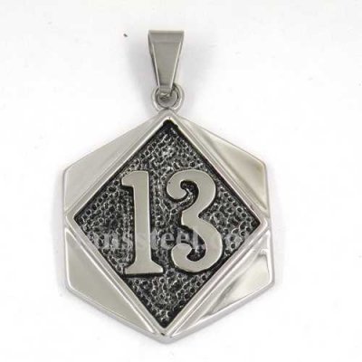 FSP17W25 number thirteen pendant