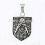 FSP16W79 Shield shape masonic pendant