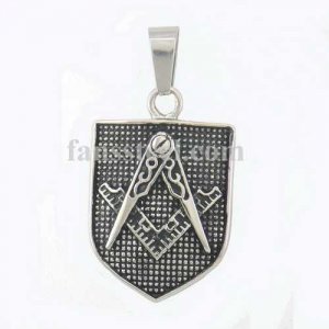 FSP16W79 Shield shape masonic pendant