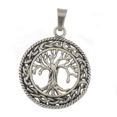 FSP16W92 celtic circle tree of life pendant
