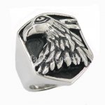 FSR10W54 shield harley eagle biker Ring 