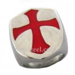 FSR13W01 shield cross templar knight ring