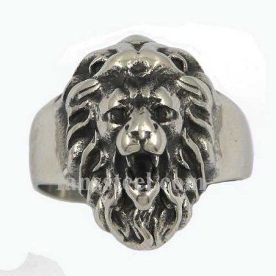 FSR12W58 animal king lion ring