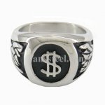 FSR10W66 dollar symbol Ring 