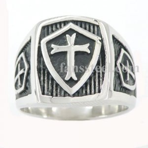 FSR10W36 Knights Templar Cross masonic ring