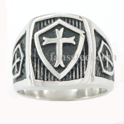FSR10W36 Knights Templar Cross masonic ring