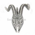 FSP17W40 rolling horn goat head animal pendant