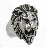 FSR09W18 king lion ring 