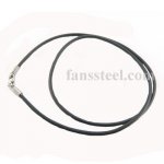 FSCH00W56 lobster leather chain necklace