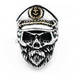 FSR20W38 skull pirate captain Ring